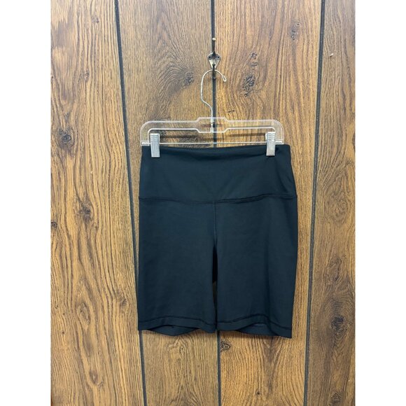Yogalicious Lux Black Yoga Shorts S Polyester/Spandex Blend - Picture 1 of 3
